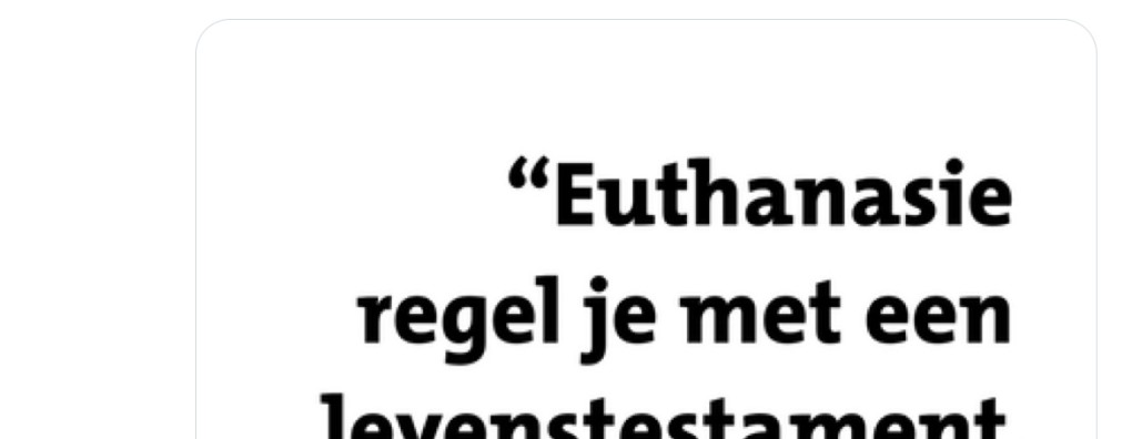 NvVE brengt campagne met misverstanden over euthanasie