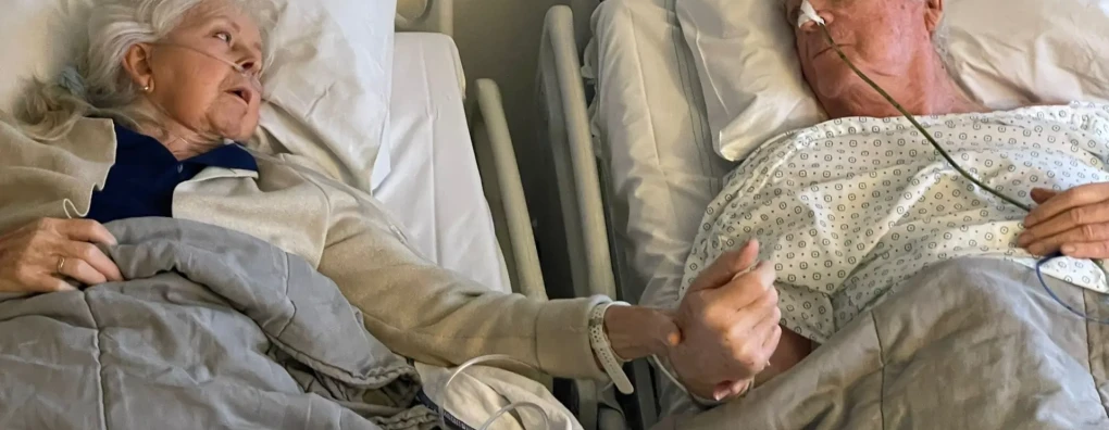 Zo hoort het! Ziekenhuizen brengen echtpaar samen als vrouw stervende is