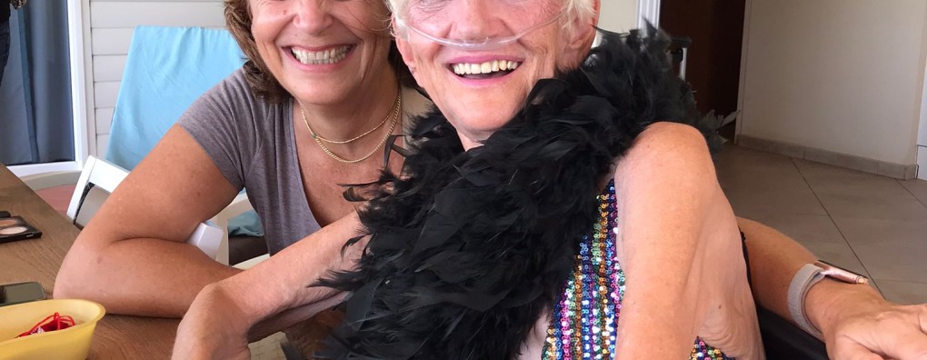 Oma, wat heb je een mooi graf