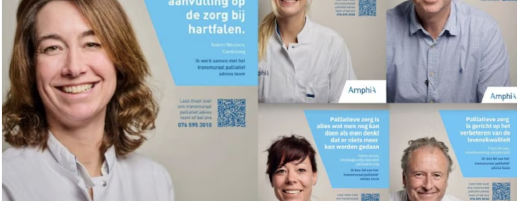 Posters over palliatieve zorg tijdelijk verwijderd in Amphia Ziekenhuis: ‘Te confronterend voor patiënten’