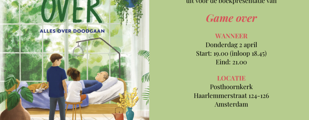 Boekpresentatie Game Over op 2 april in Amsterdam