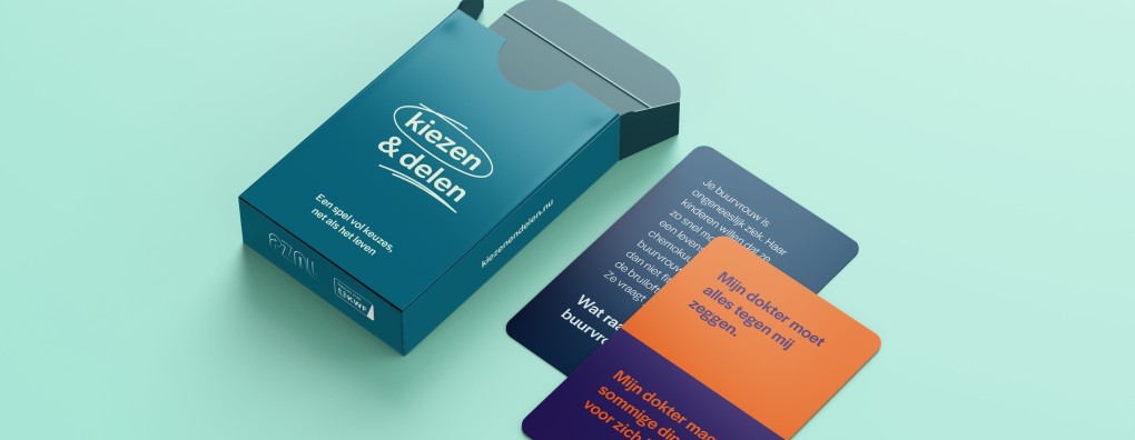 Dood bespreekbaarder maken door kaartspel 'Kiezen en Delen'