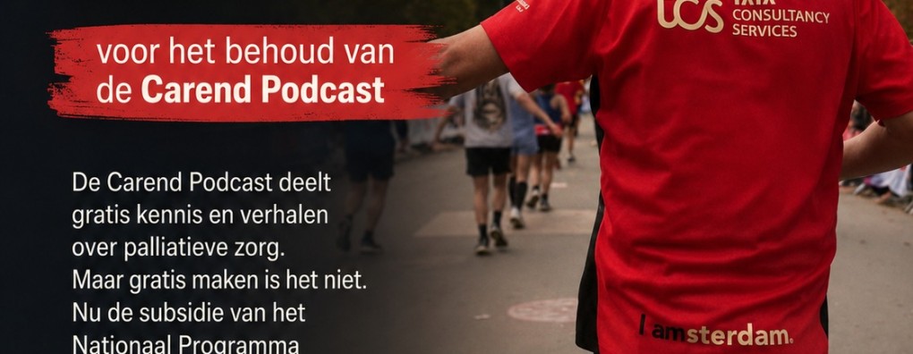 Sander de Hosson loopt Marathon van Amsterdam voor behoud van De Carend Podcast