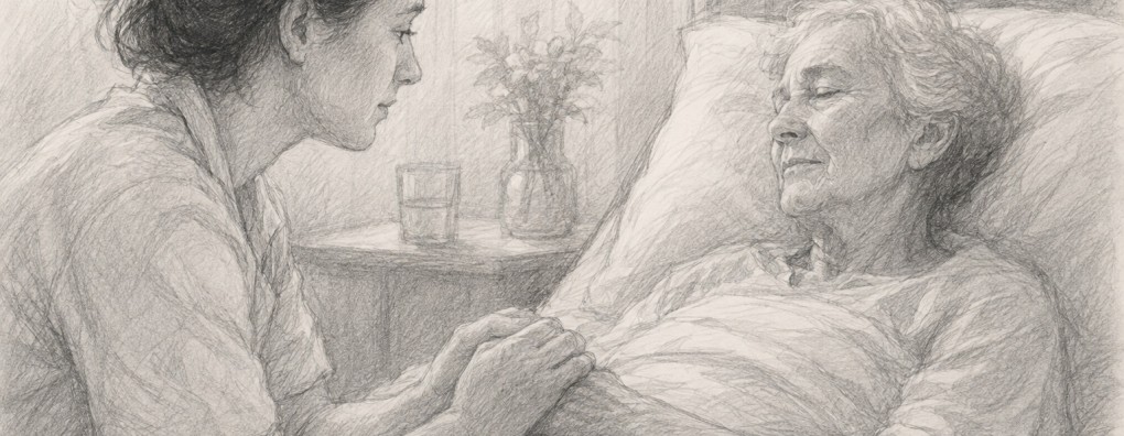 De kunst van blijven: waarom presentie juist aan het sterfbed van onschatbare waarde is