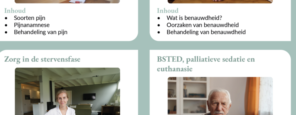 Carend biedt zes e-learnings over palliatieve zorg aan zorginstellingen aan