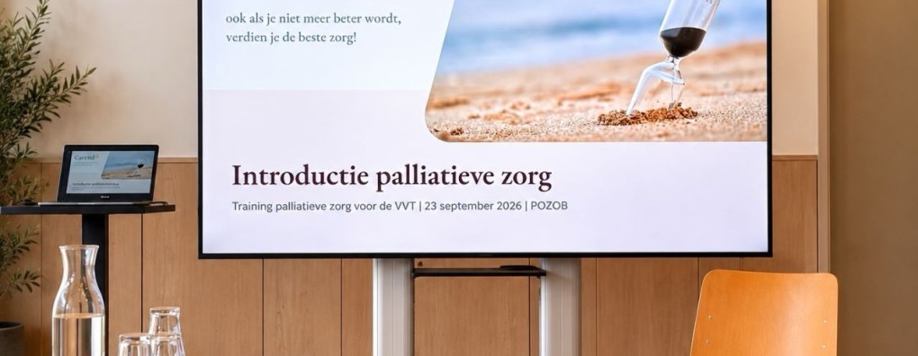 Carend leidt nieuwe docenten op voor Leergang Palliatieve Zorg