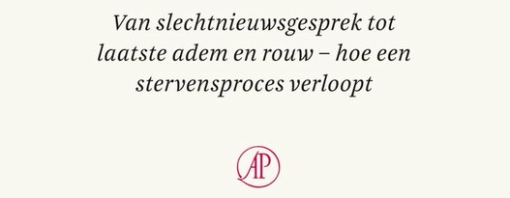 Voorpublicatie boek 'Leven toevoegen aan de dagen'.
