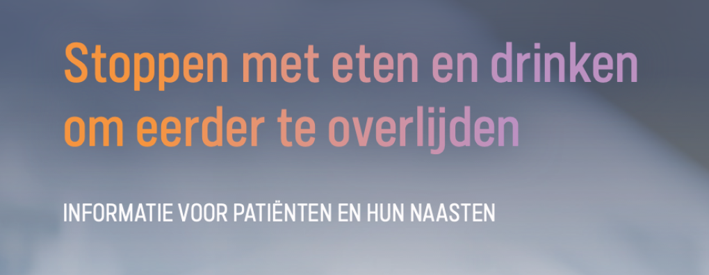 Patiëntenbrochure - bewust stoppen met eten en drinken