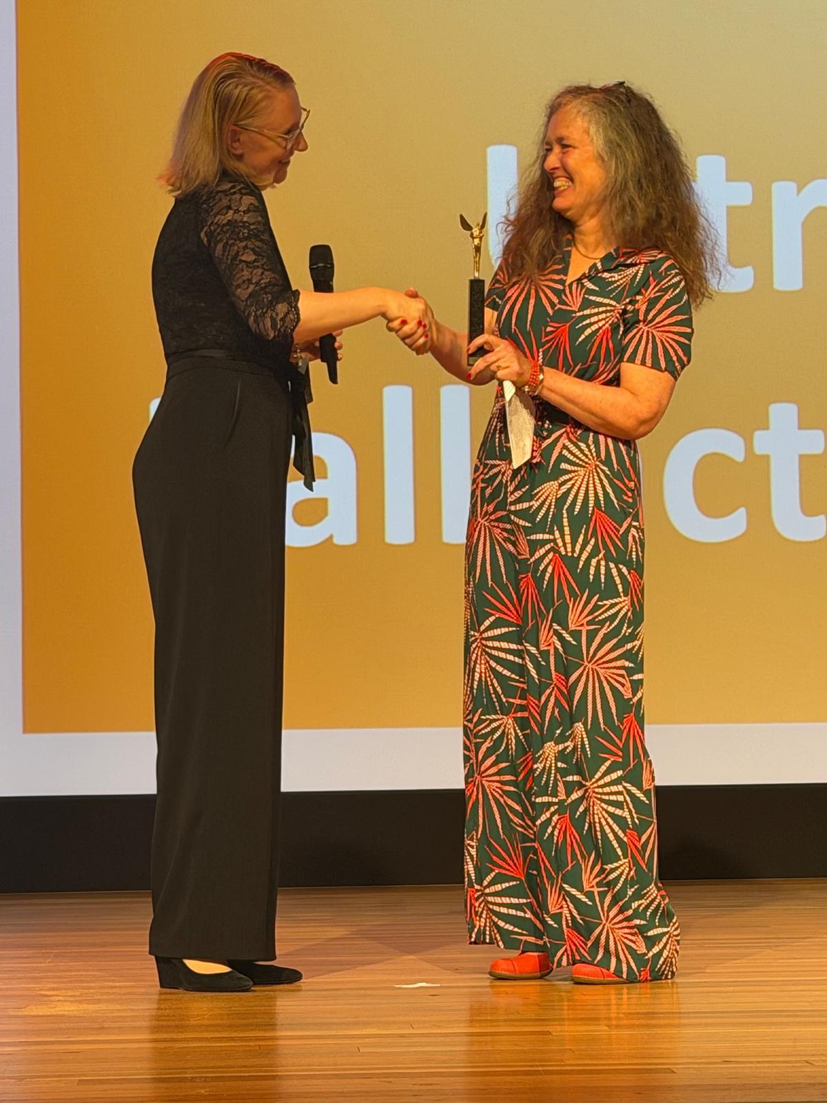 Yvette van der Linden en Saskia Teunissen onderscheiden met Palliactief Awards