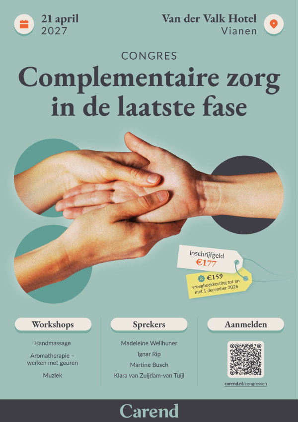 Congres Complementaire zorg in de laatste fase 21 april 2027